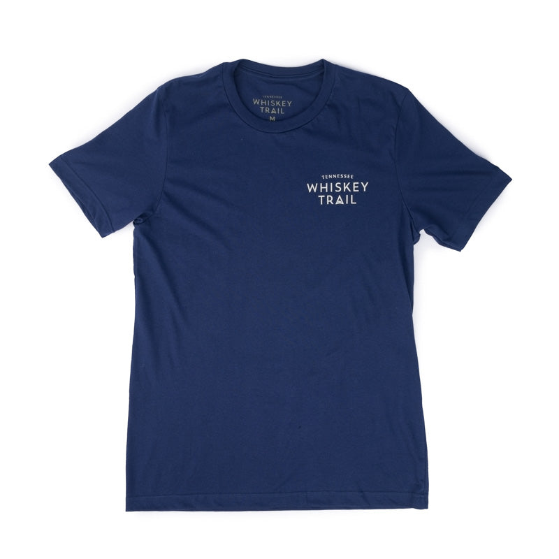 Woodgrain Tee - Navy