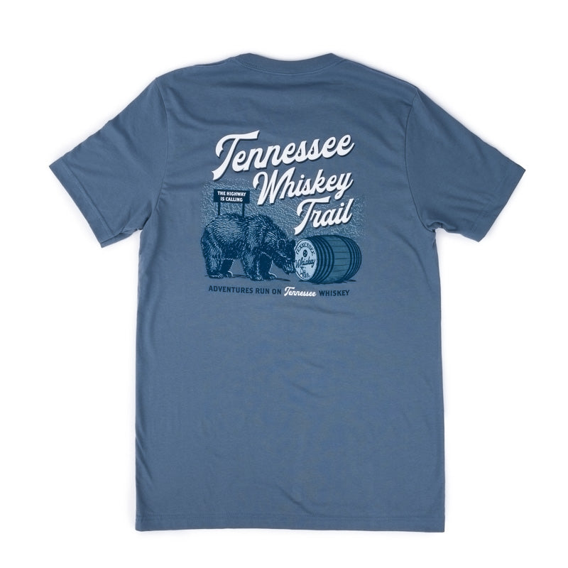 Bearside Tee - Slate Blue