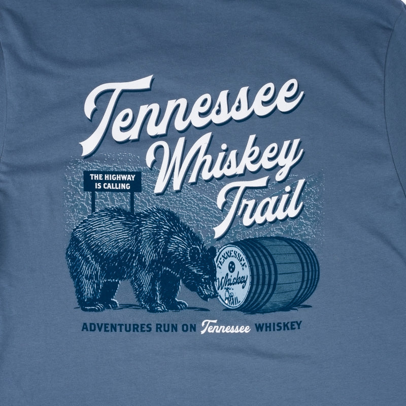 Bearside Tee - Slate Blue