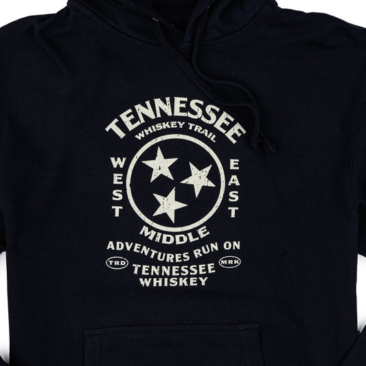 East West Hoodie - Navy