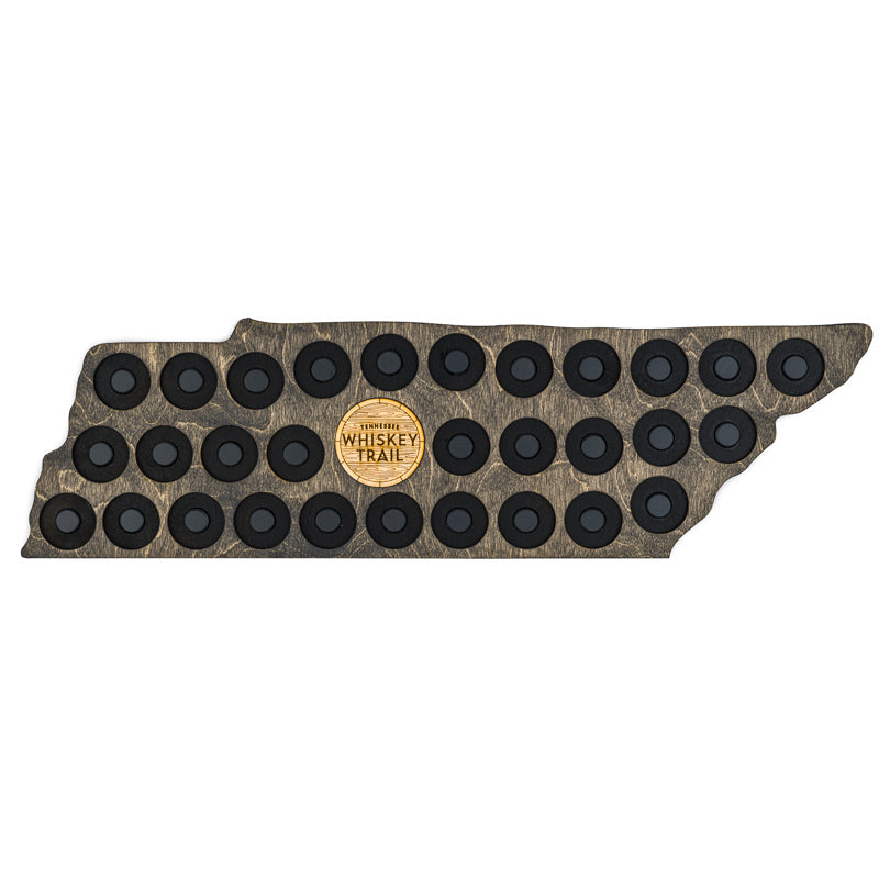 State of TN Poker Chip Wall Display