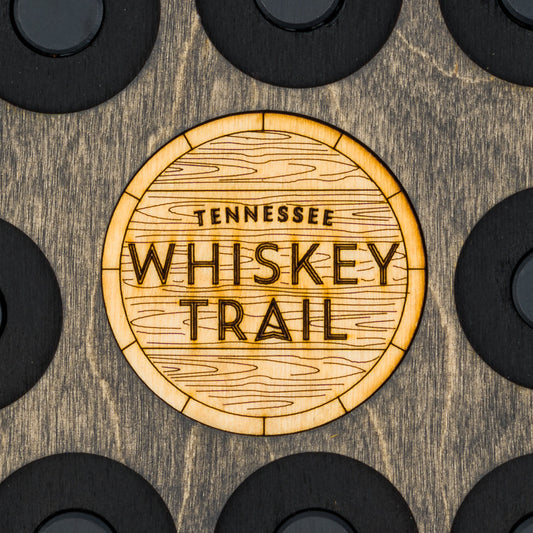 State of TN Poker Chip Wall Display