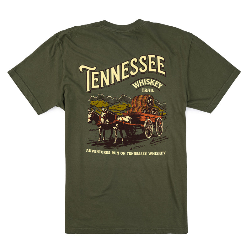 Wagon Trail Tee - Sage Green