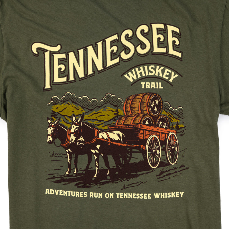 Wagon Trail Tee - Sage Green