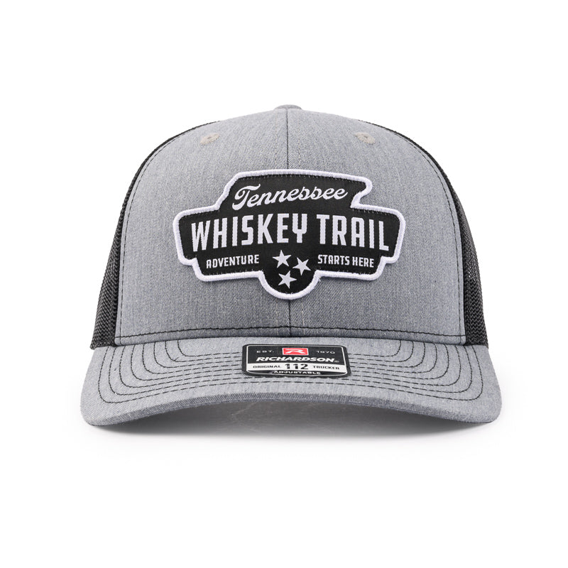 Adventures Trucker Cap - Heather Grey / Black