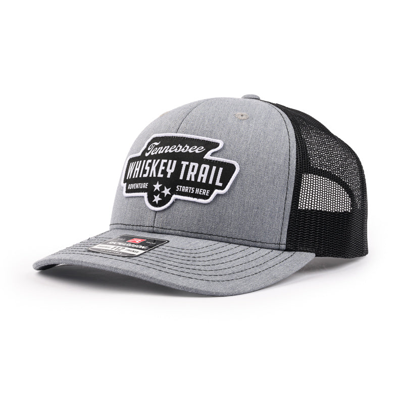 Adventures Trucker Cap - Heather Grey / Black